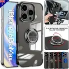 For iPhone 16 16e 15 14 13 12 11 Pro Max XR 8 7 Shockproof Case Ring Stand Cover