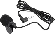 LAPOOH Mini Portable Clip-on Lapel Condenser Microphone Mic Hands-Free 3.5mm TS Plug for Computer PC Portable Voice Amplifier Speaker