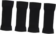 HAPINARY 2 Pairs Elastic Calf Shaper Arm Shaping Sleeves Scar Covering Sleeves Arms Gym Gloves Compression Sleeves for Women Arm Warmers Arm Sleeve Arm Shaper Sport Gloves Black