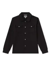 [Van Heusen Youth] Youth Fit Overshirt Jacket in Black