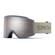 Smith Squad XL Snow Goggles, Granite Blue Frame, ChromaPop Sun Platinum Mirror L