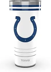Tervis Traveler NFL Indianapolis Colts - Arctic Triple Walled Insulated Tumbler Travel Cup Keeps Drinks Cold & Hot, 30oz, Stainless Steel