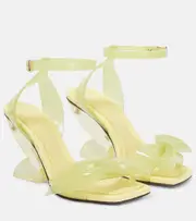 [Zimmermann] Zimmermann Jelly Bow 85 PVC wedge sandals AU 7 yellow