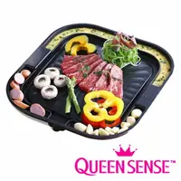 在飛比找樂天市場購物網優惠-韓國製 QUEENSENSE 方形不沾排油烘蛋烤盤 33×3