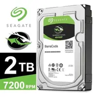 在飛比找PChome24h購物優惠-Seagate【BarraCuda】新梭魚 2TB 3.5吋