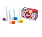 JONATHAN ADLER Pharmaceutical Pills Ornaments Set Of 4 -New In Box Pop Art Pills