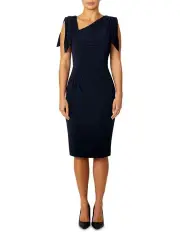 [Anthea Crawford] Hebe Jersey Dress in Navy