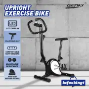Genki Upright Exercise Bike Spin Bicycle Fitness Home Gym Cardio Equipment Black