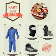 Go Kart Race Suit | Blue shine racing suit - CIK/FIA Level 2 | karting pack