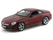 Mercedes-Benz SL500 Red Bburago 21067 1/24 Scale Diecast Model Toy Car