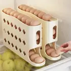 Storage Container Egg Organization System Box with Protective Railings Capacity