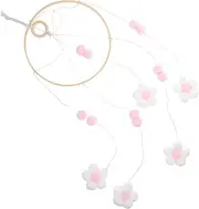 Kisangel Crib Mobile for Elegant Wind Chime Decoration Soft Mobile for Crib Stylish Nursery Pendant European Design for Rooms and Boutique Displays