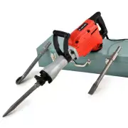 Baumr-AG 2200W Pro-Grade Electric Demolition Jackhammer, with 3 Bonus Chisels, S
