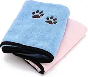HAPINARY Pet Dog Bath Towel Super Absorbent Quick Dry 50x90cm No Static Bath Supplies