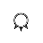 Cartilage Earring Spiked Septum Ring Nostril Piercing Surgical Steel Nose+ ❤OF