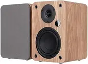 JSEIAJB Speaker Soundbar Bookshelf Speaker Home Theatre Music Speakers for TV PC Subwoofer Bass Effect(White-Mountain peach7)