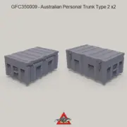 Grey Fox Concepts 1/35 Modern Australian Personal Trunk Type 2 (2pcs)