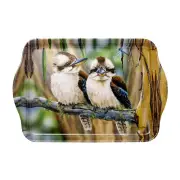 Australian Souvenir Ashdene Melamine Scatter Tray Fauna Kookaburras & Dragonfly
