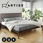 Artiss Bed Frame Double Queen King Size Wooden Base Base VISE