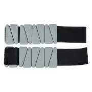 Wrist & Ankle Weights Adjustable Silicone Bracelet Wrist Weights Gray