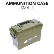 Small Ammunition Case Weatherproof Ammo Dry Box Hunting Sealed in Olive Drab