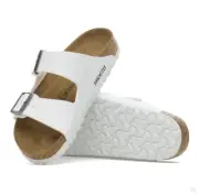 Birkenstock Arizona Birko-Flor® sandals in white EU 40 medium