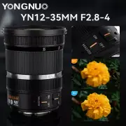 Yongnuo YN12-35mm F2.8-4M Auto Focus Zoom Macro Lens for M4/3 M43 Mount Cameras