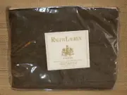 Ralph Lauren TWIN Avenue Bramble Flat Sheet Green 100% Cotton NEW USA Sewn #