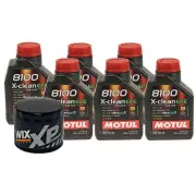 6L Motul 8100 X-CLEAN EFE 5W30 Wix XP Filter Motor Oil Change Kit API SN