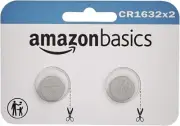 Lot Of 4 Amazon Basics CR1632 Lithium Coin Cell Battery, 3 Volt, 8 Total Batteri