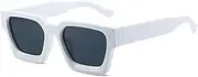 [TYUVIVO] Fashion Square Sunglasses Women Vintage Large Frame Eyewear Shades Men Outdoor Sun Glasses for Men Women
