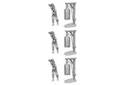 Wizkids Deep Cuts Unpainted Miniatures Hanging Cage Figure Collectable