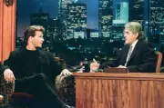 Actor Patrick Swayze On Leno 1995 Old Television Photo 2