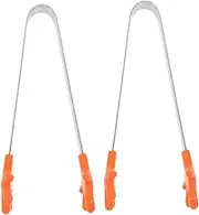 Cute Mini Tongs Hand Shape Silicone Food Clips Stainless Steel for Pasta Candy Ice Cubes Sugar Cubes BBQ Cake Serving