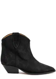 Isabel Marant Dewina 50 Suede Ankle Boots - Black - 6 6