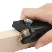 Steel Arc Trimming Edge Planer Manual Woodworking Trimmer Tungsten Perfect for Beveling & Scraping Wood Boards Versatile