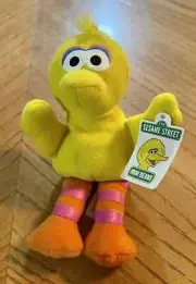 Vintage 1999 Kelloggs Cereal Sesame Street Mini Beans Big Bird Plush NWT TR