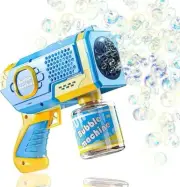 Muakiz Bubble Gun,Automatic Bubble Machine for Kids 5000+ Soap Bubble/My Bubble