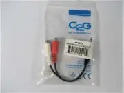 Cable2Go - 3.5mm Stereo Male To Two RCA Stereo Female Y-Cable - 4022 - Free Ship