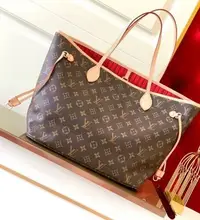 在飛比找Yahoo!奇摩拍賣優惠-Louis Vuitton 路易威登 Neverfull手袋