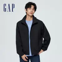 在飛比找蝦皮商城優惠-Gap 男裝 Logo連帽外套-黑色(428974)