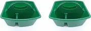 QiK Sports Grooming Cleaning Tool Supplies Tote Caddy - 10.5" x 10" x 6.5" - 2 Pack
