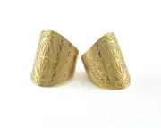 Adjustable Ring Raw Brass 26mm (16.5mm 6US inner size) 2812