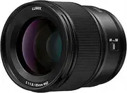 [Panasonic] LUMIX S Series Camera Lens, 85mm F1.8 L Mount Interchangeable Lens for Mirrorless Full Frame Digital Cameras, S-S85, Black