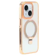 For Iphone 15 Starlink Stand Clear Magsafe Phone Case