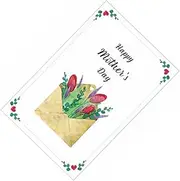 Sosoport Garden Flags Decor Mother's Day Decor Outdoor Ornament Courtyard Flag for Garden
