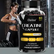 Creatine capsules - enhance strength and endurance, promote muscle growth