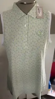 BMW Womans Golf Shirt Peter Millar Castle Pines Spritzer Hummingbird