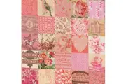 Moda Curated in Color Pink Patchwork Fabric by Cathe Holden M746118 Quilting Sewing Craft