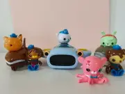 6Pcs The Octonauts Figure Doll Barnacles Peso Kwazii Car Model Toy Kids Gift NEW